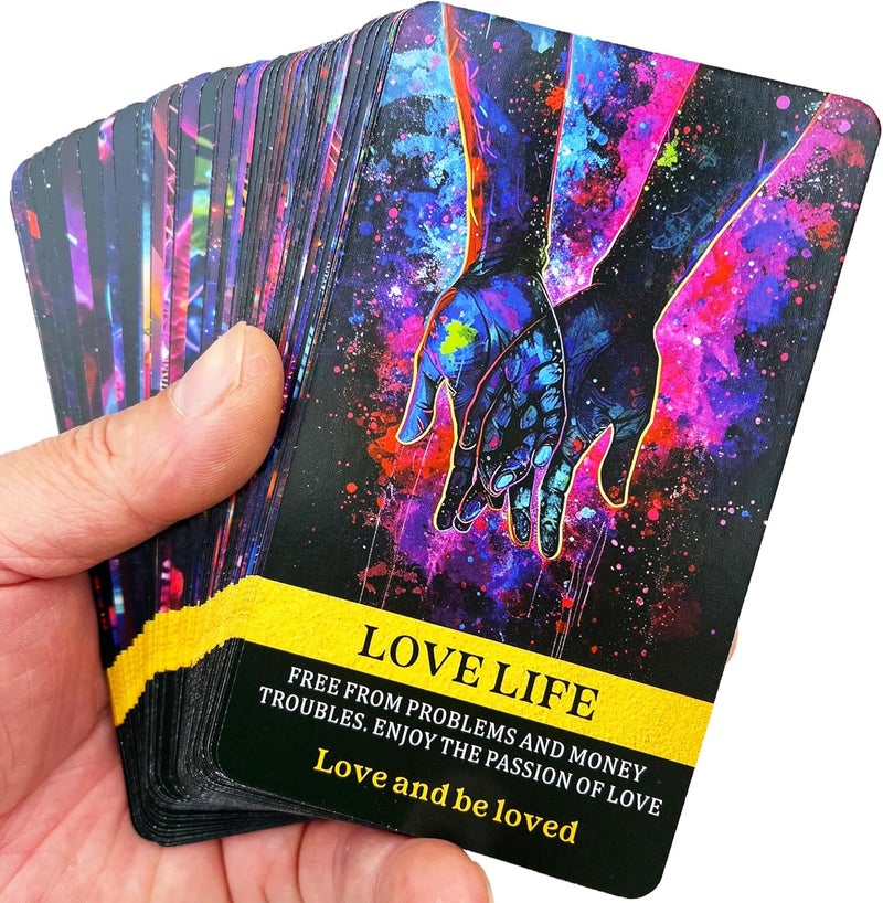 DPEHAKMK Money Oracle Cards, Career Oracle Deck, Life Oracle Cards for Beginners, Help You Move up in Your Life - Image 3